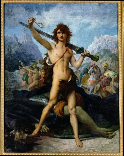 David triumphierend, 1874 von Jules Elie Delaunay